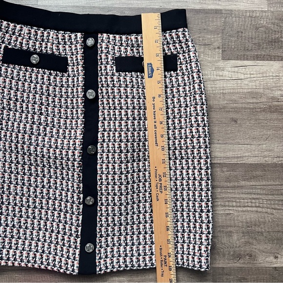 Maje Tweed Mini Skirt Size 40 - Picture 6 of 9